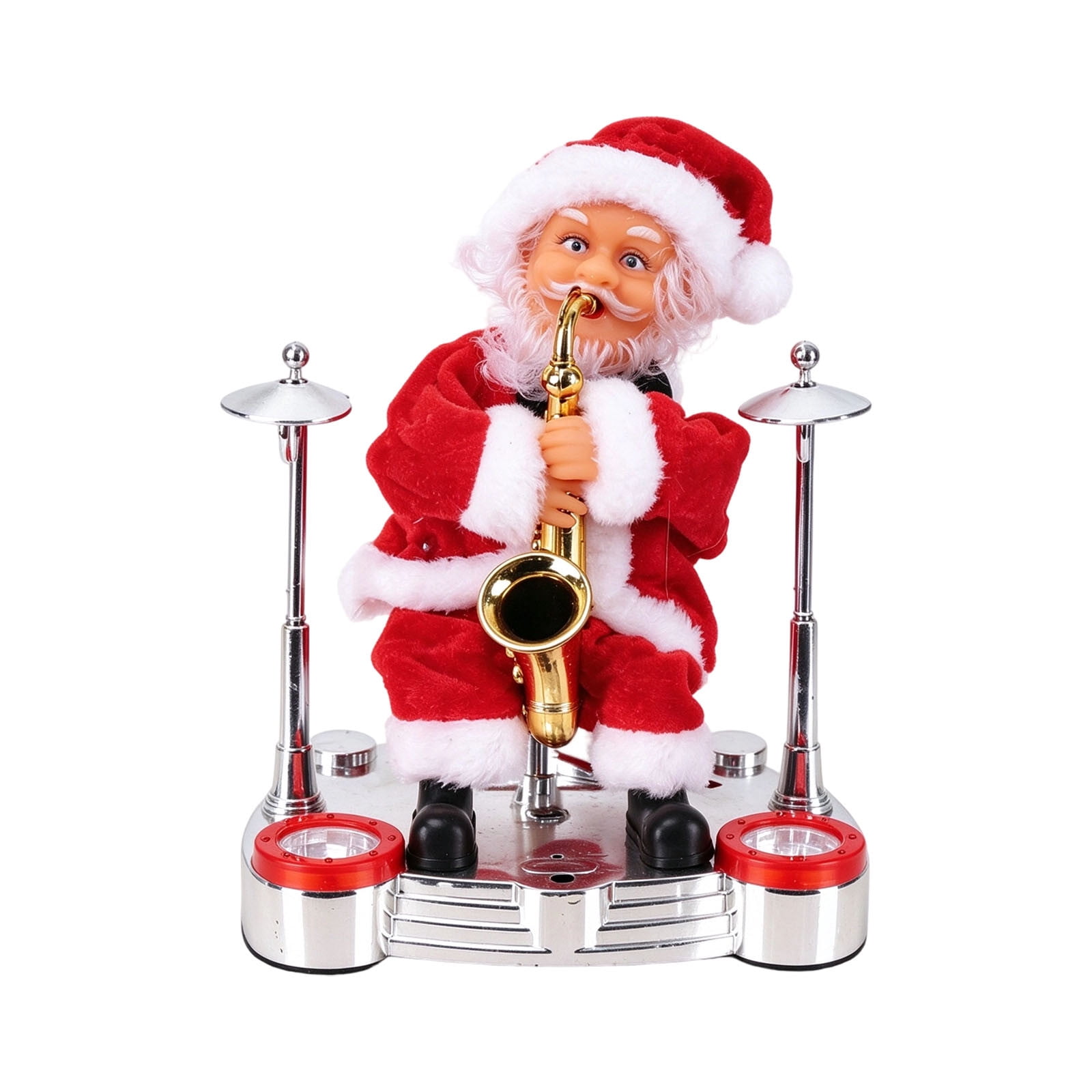 Animated Santa Claus Figure, Electric Stage Performer Plays Music ...