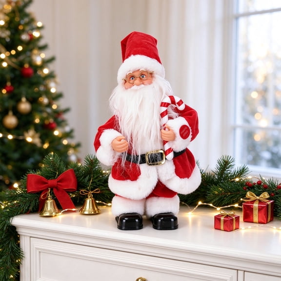 Animated Santa Claus Toy Dancing Christmas Indoor Home Party Decoration