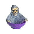 thumbnail image 1 of Animated Skull Candy Bowl Style D Interactive Halloween Decor With Extendable Head Mechanism, 1 of 3