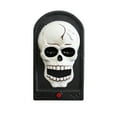 thumbnail image 1 of Animated Skulls Doorbell Decorations, With Lightup Eyeball And Spooky Sounds, Perfect For Haunted House Trick Or Treat Events Adult Parties, 1 of 5