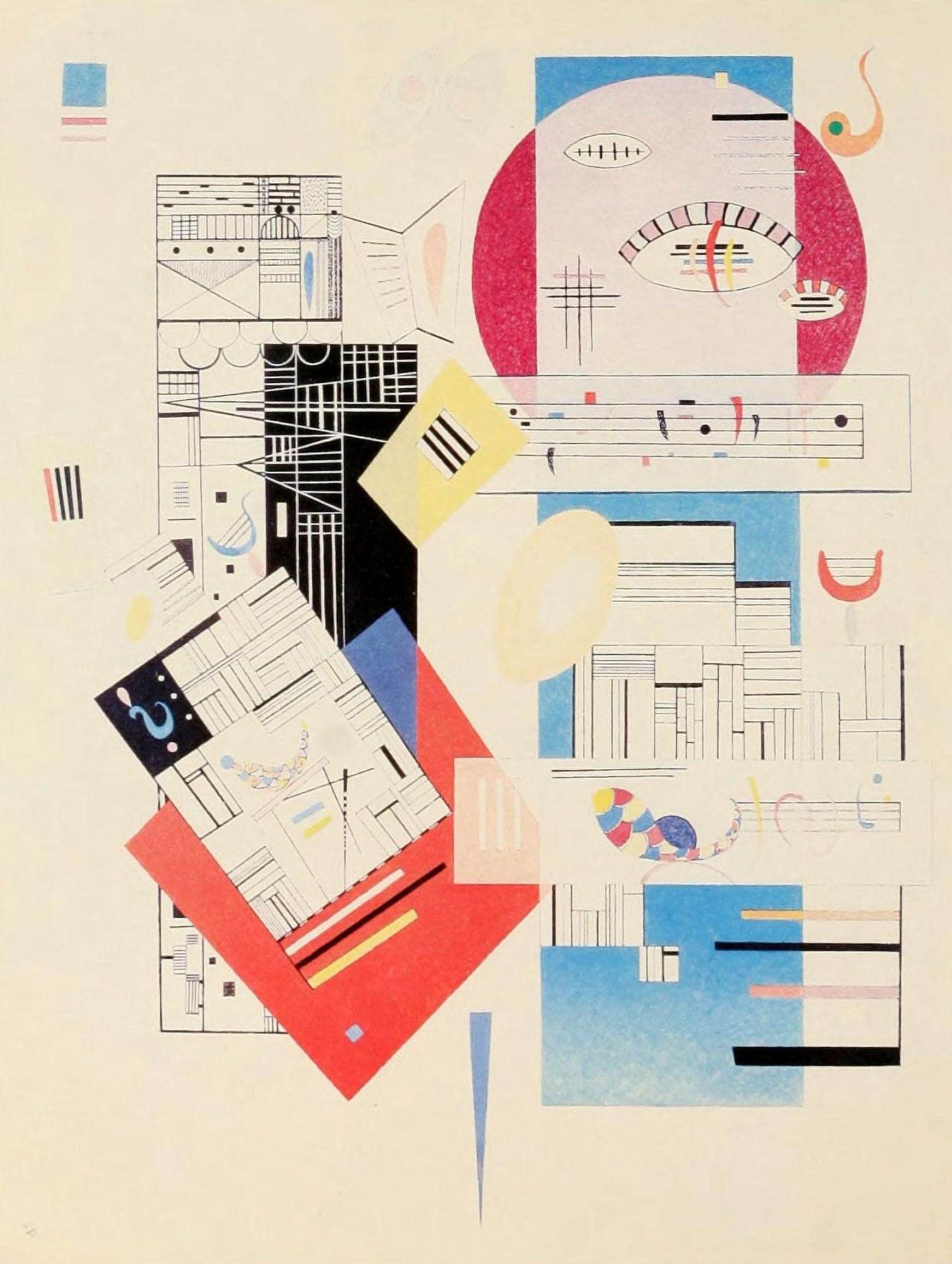 Animated Stability 1937 Canvas Art - Wassily Kandinsky (24 x 36)