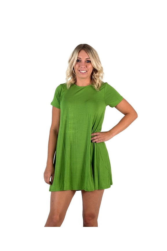 Animated TV Show Burger Cosplay Green Costume Dress (Large)