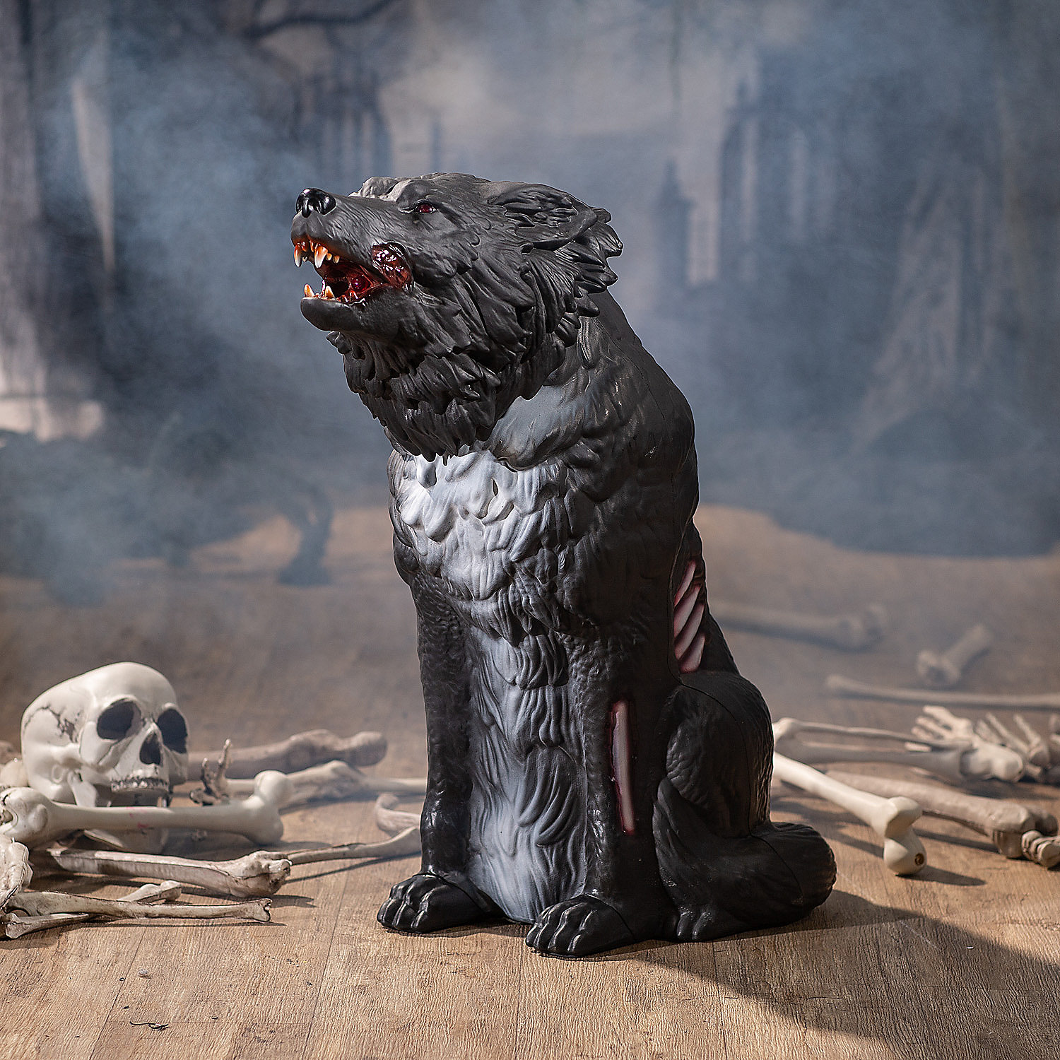 Lurching Werewolf Animated Halloween Decoration
