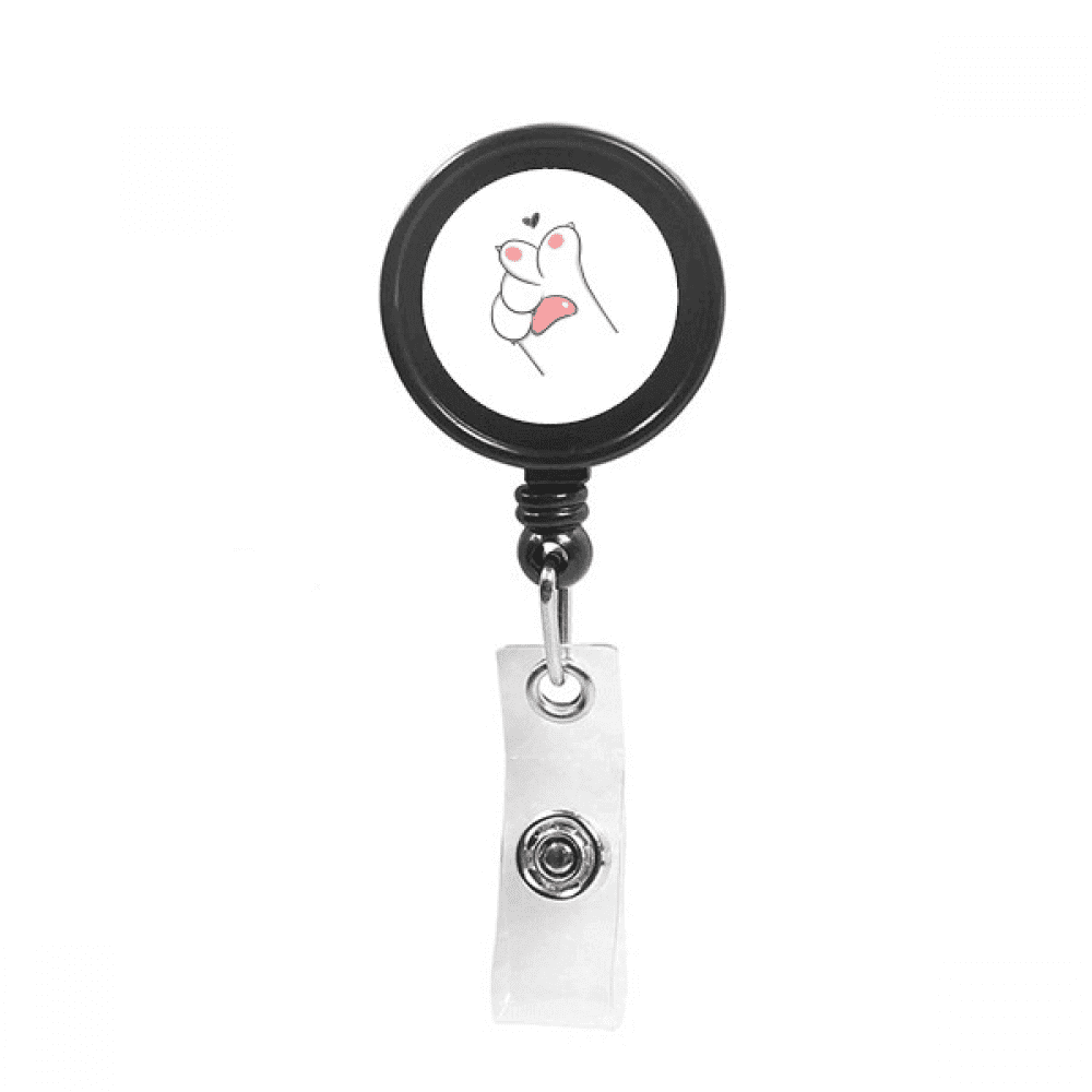 Animation Claw Lug Lovely Mignon Snap Retractable Keychain Badge Holder ID Badge