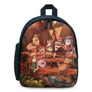 Animation Gravity Falls Children's Schoolbag Bookbag Preschool Kindergarten Kid's Backpack Lightweight Travel Daypack Adjustable Shoulders Bag Gift
