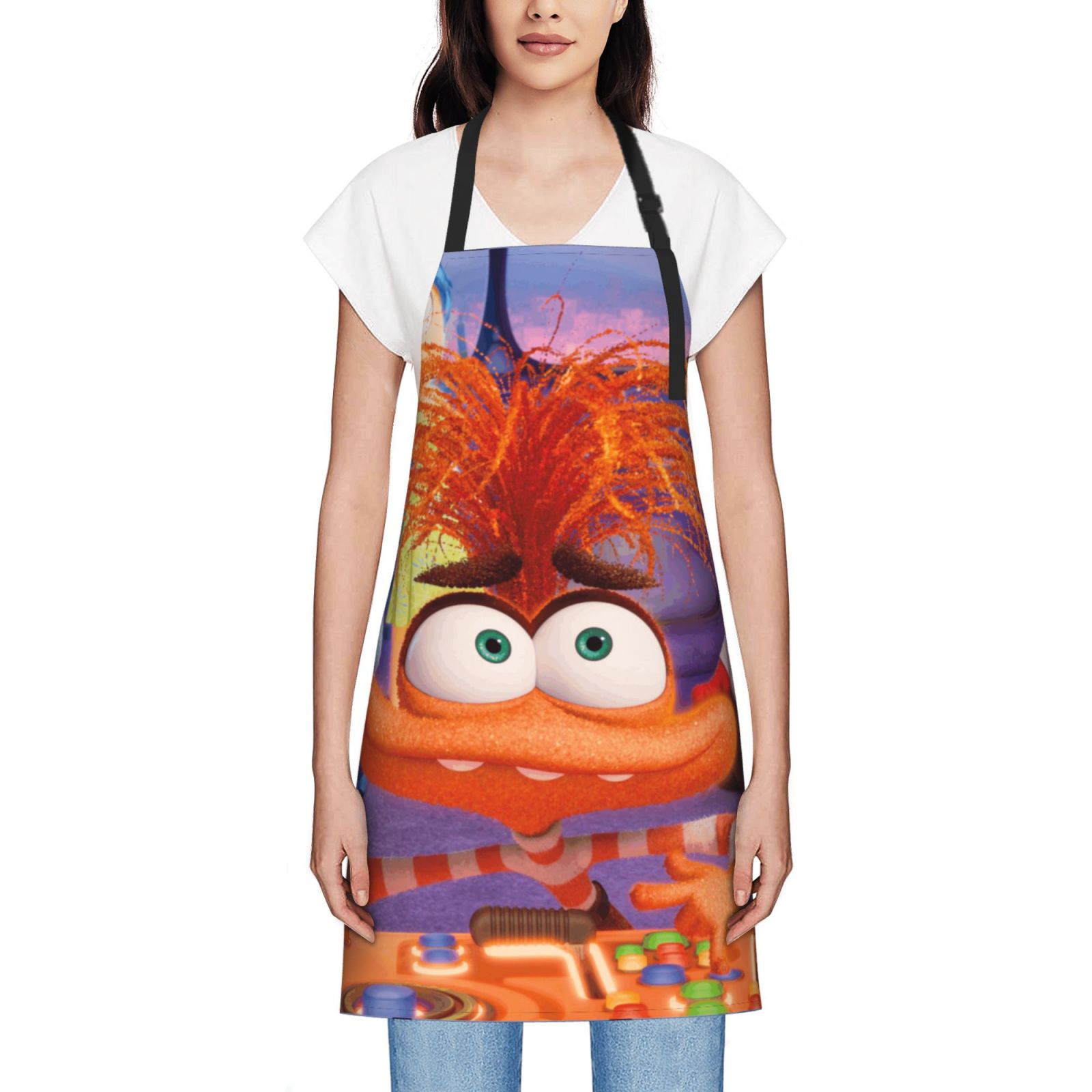 Animation Inside Out Waterproof Apron Home Decor For Kitchen/Cooking ...