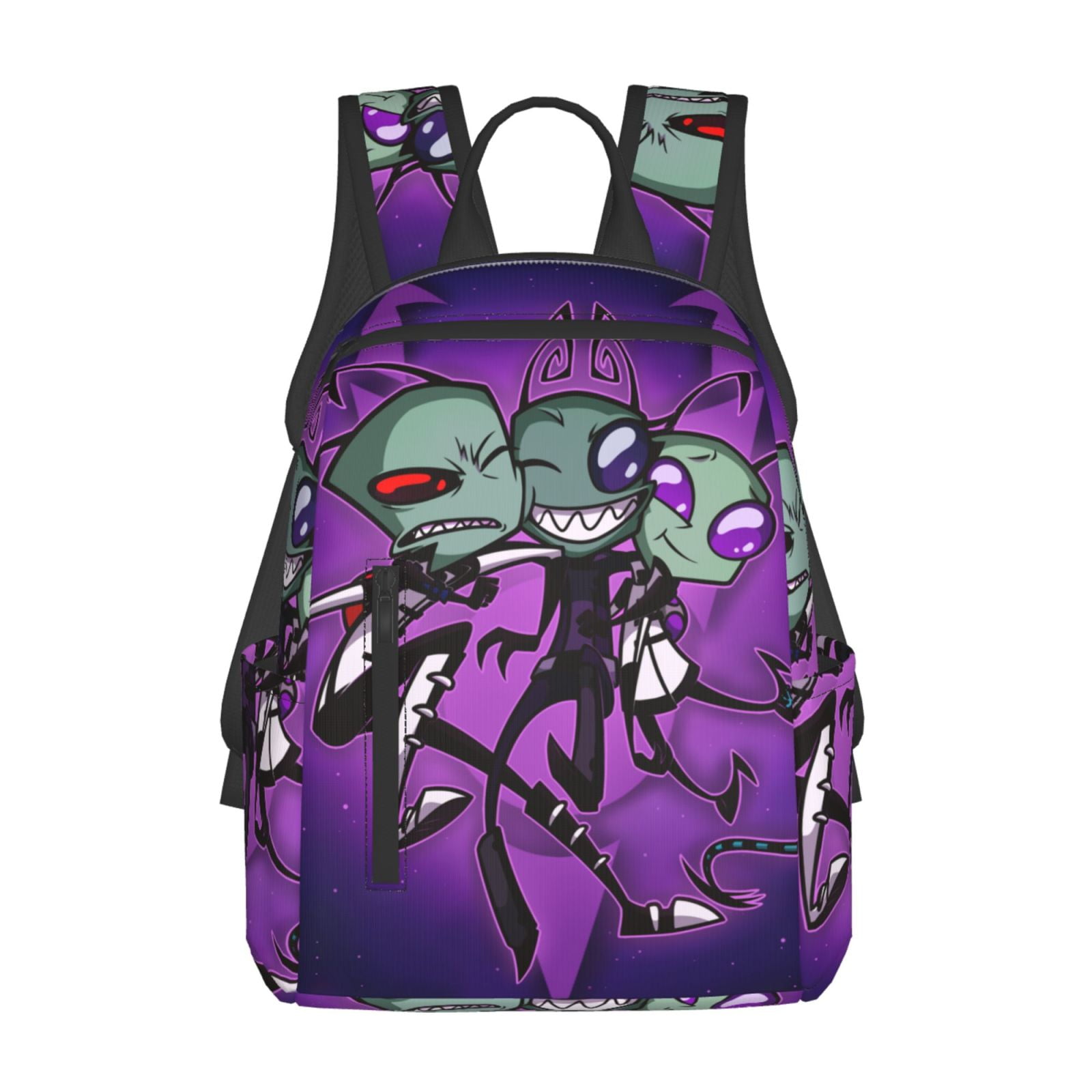 Animation Invader Zim Backpack Student School Bag Bookbag Satchel