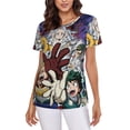 thumbnail image 1 of Animation My Hero Academia Women's T Shirts Round Neck Short-Sleeve Soft T-Shirt Summer Casual Tee Tops 3D Printing Tee Shirt, 1 of 6