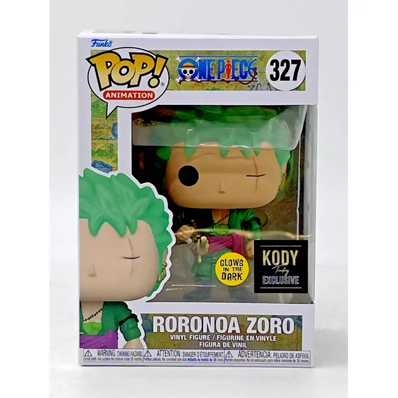 Animation One Piece Roronoa Zoro #327 Glow KODY EX W/ Pop Protector