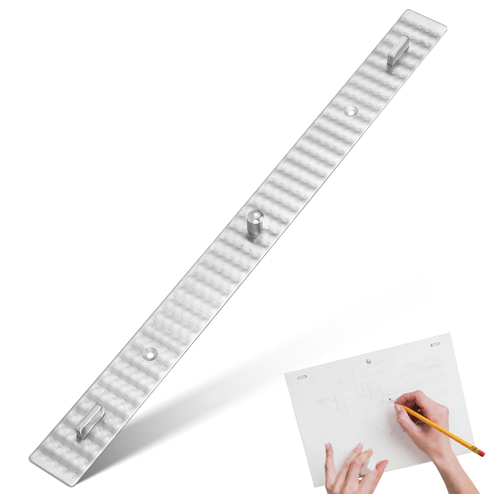 Animation Peg Bar Ruler – 3-Pin Metal Paper Fixing Tool for Traditional ...