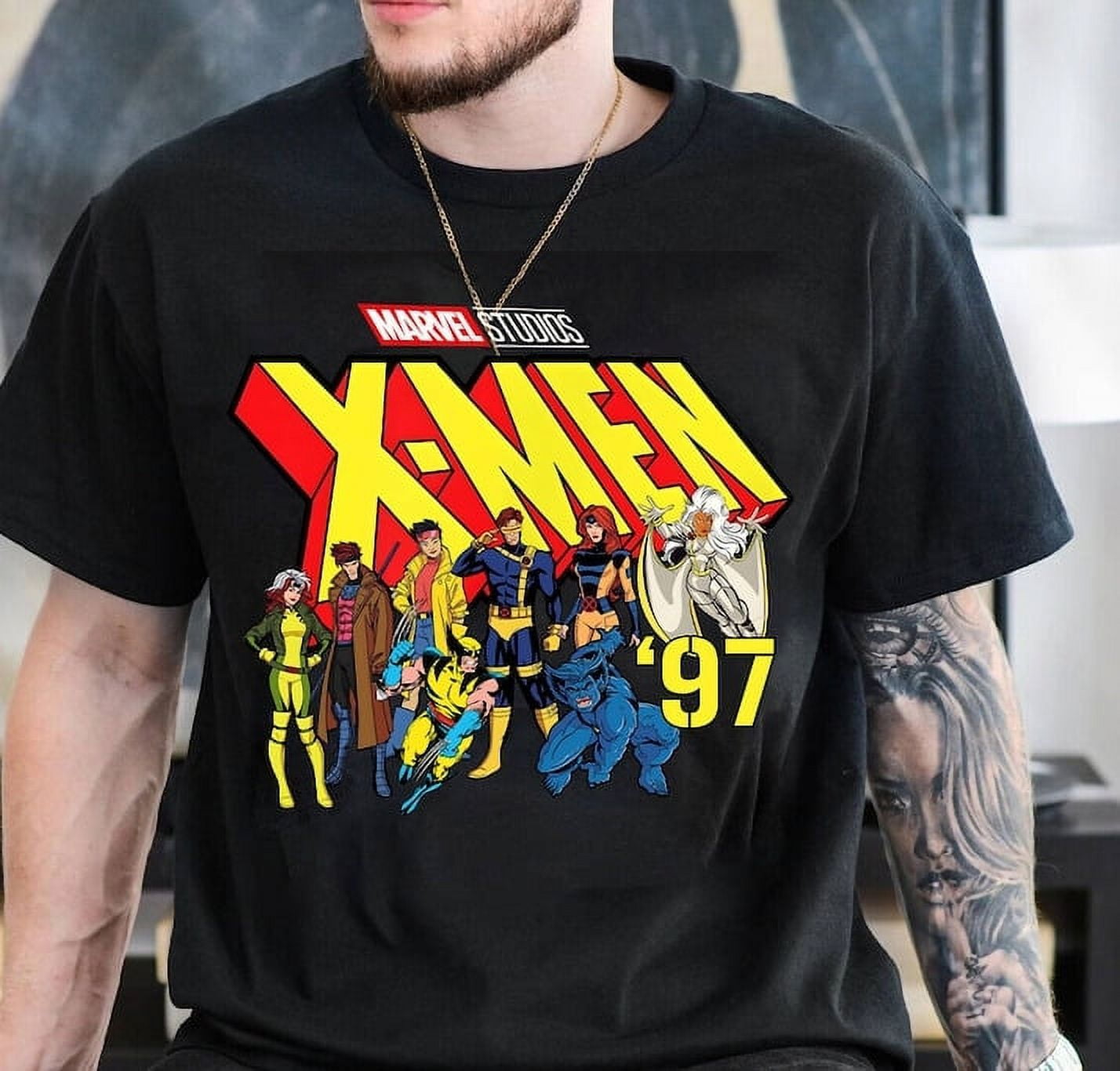 Animation'S XMen '97 Shirt Superhero XMen Shirt Short Sleeves S5Xl