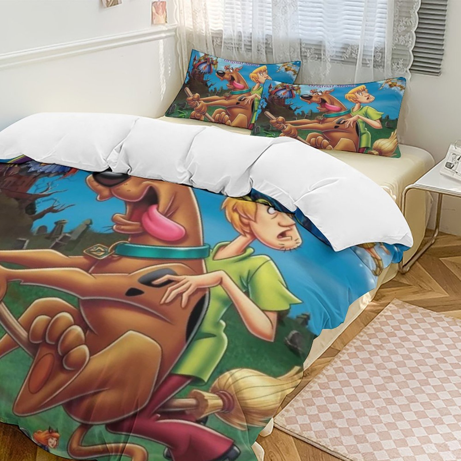 Animation Scooby Doo 3 Pieces Bedding Set Soft Comforter Sets ...