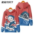thumbnail image 1 of Animation Shark Lady Gawr Gura hooded sweater, 1 of 6