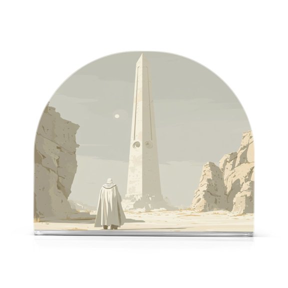 Animation Style Thick U Shape Acrylic Napkin Holder Non Slip Space Saving for Kitchen