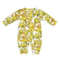 thumbnail image 1 of Animation Tweety Baby Rompers One-Piece Long Sleeve Jumpsuit Bodysuits Newborn Infant Toddler Outfit Kid Clothes Sets, 1 of 8