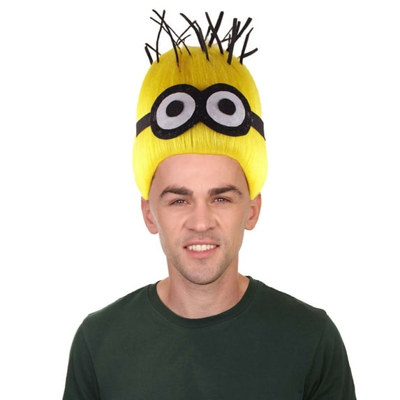 Animation Yellow Teen's Wigs | Short Yellow Cosplay Wig | Premium Breathable Capless Cap