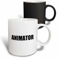 thumbnail image 1 of 3drose, Animator - Text in Black on White - Announce Your Animation Job with Pride - Animating Profession, 11oz Magic Transforming Mug, 1 of 7