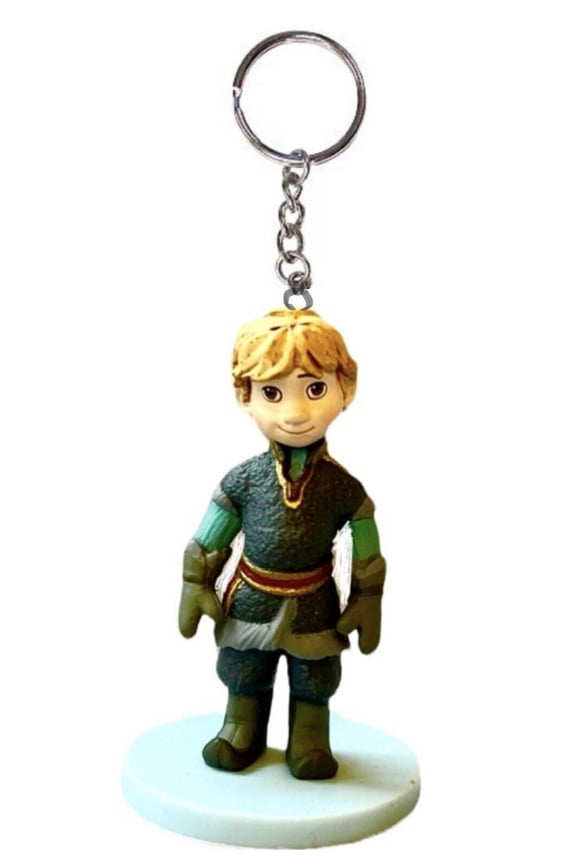 Animator Toddler Baby Kristoff PVC Key Ring Keychain Frozen Figure Charm Rare 2