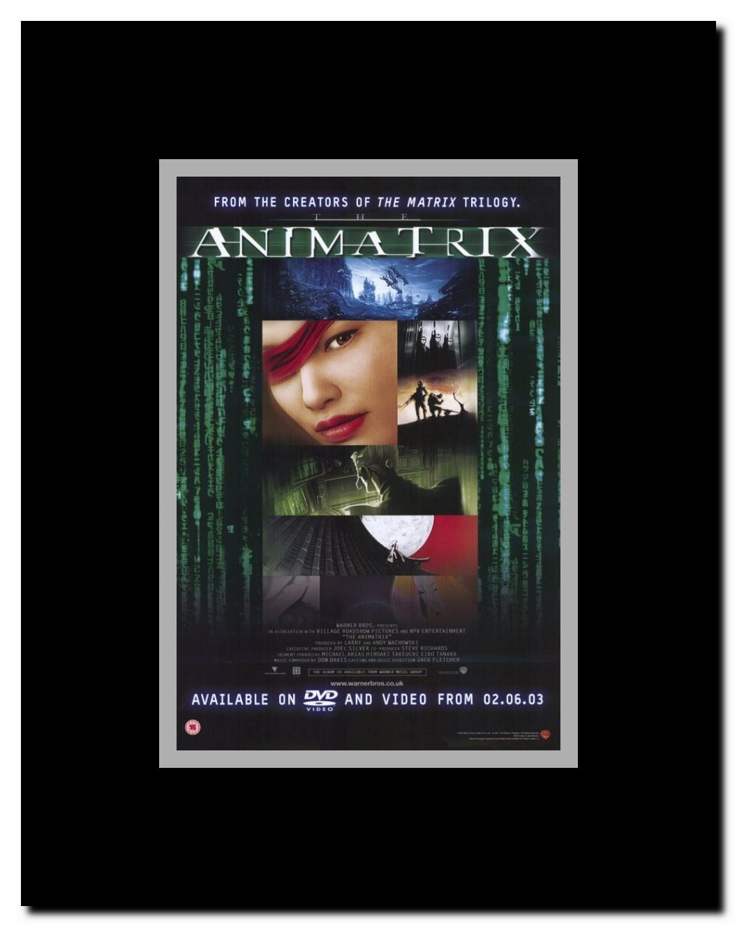 Animatrix Framed Movie Poster