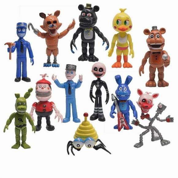 Five Nights at Freddys Action Figure Set 12 PCS Animatronic Character Collection, Collectible Toys