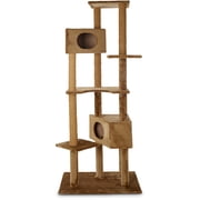Animaze 6-Level Brown Cat Tree, 76" H