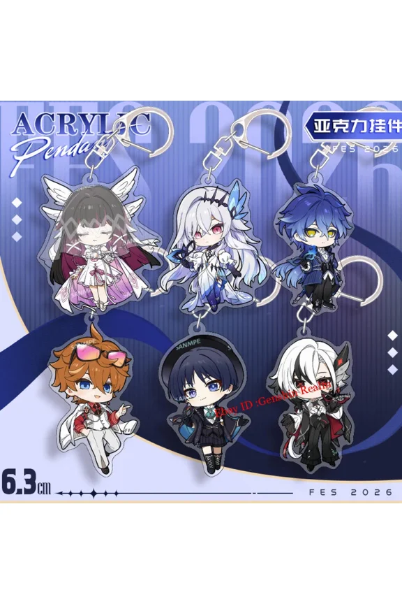 Anime 2026 FES Acrylic Keychain Backpack Pendant Decor Gift