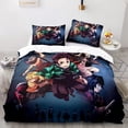 thumbnail image 1 of Anime 3D Demon Slayer: Duvet Cover 2 Piece Bedding Set,Teen Comforter Cover Set Super Soft Duvet Cover with Pillowcase(Style 10 Twin: 68"x86", 1 of 4