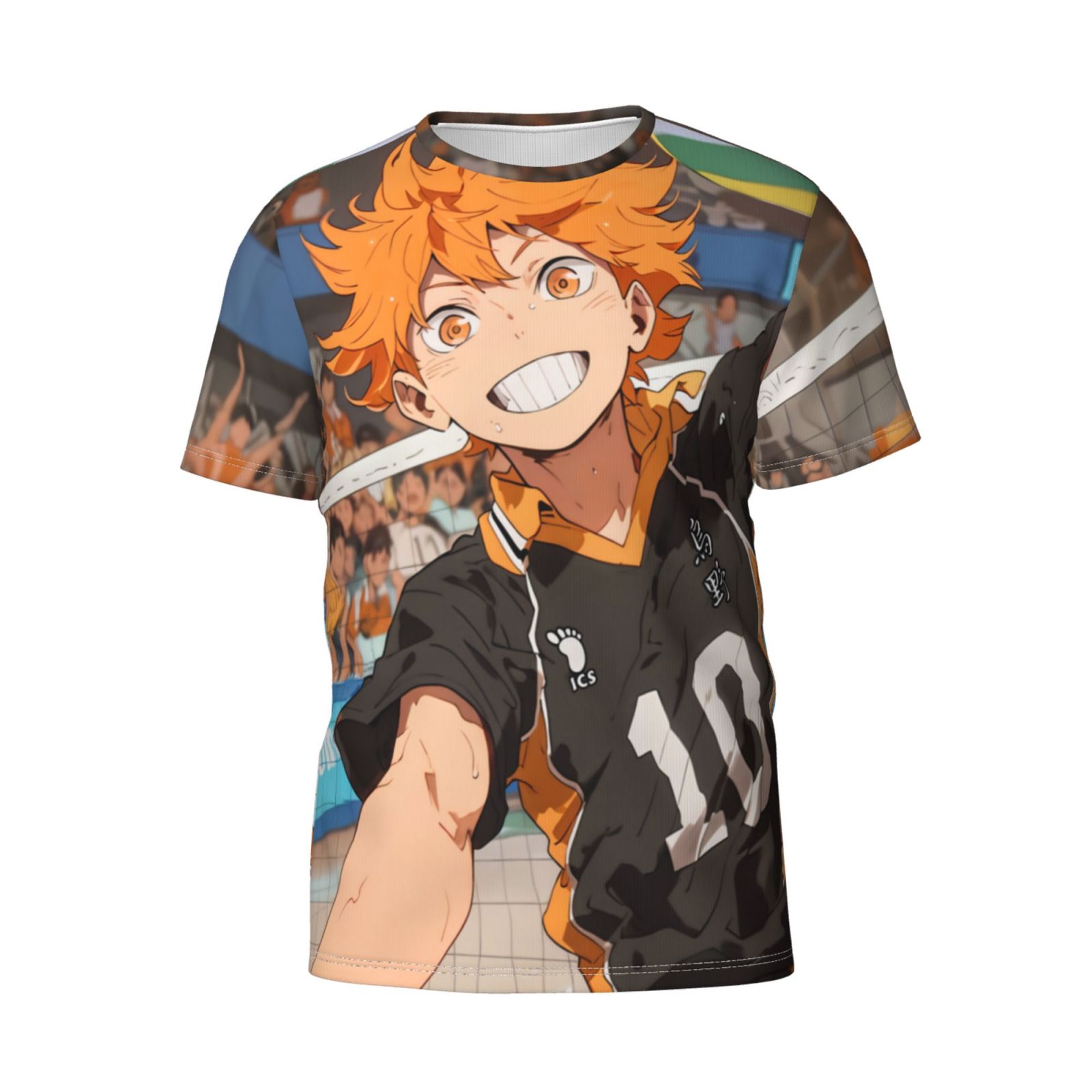 T-Shirt Anime Haikyuu Impression 3D Manches Courtes - Karasuno High School Shoyo Kageyama Garçon Fille