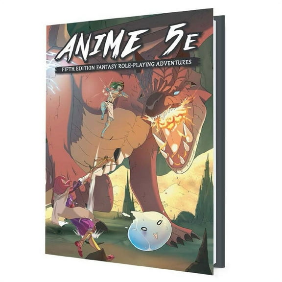 Anime 5E RPG Adventures by Japanime Games Hardcover Starter Book - Anime Roleplaying Game System