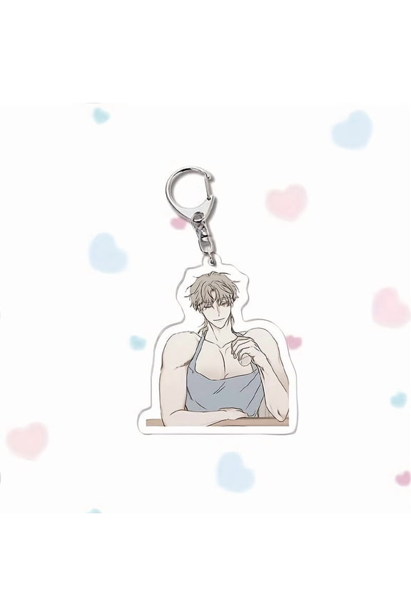 Anime Acrylic Keychain | Cute Cartoon Character Pendant for Bags Keys Car Accessory | Fan Gift, random 1 pc