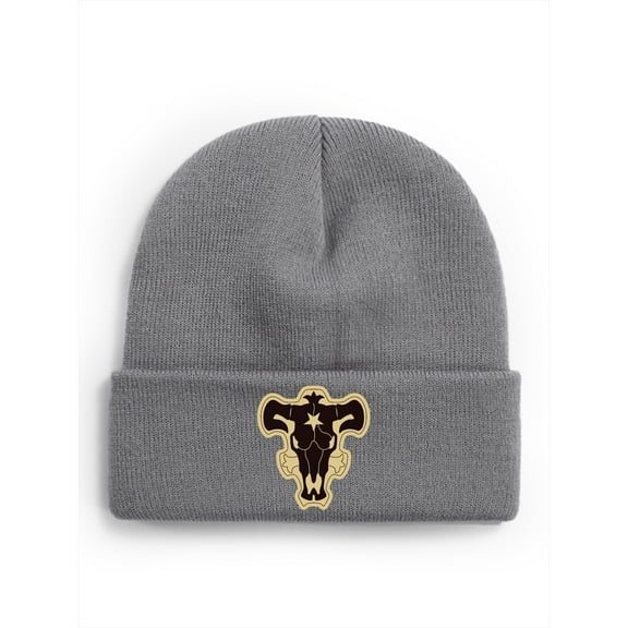 Anime Acrylic Knitted Hat​,Comic Cap,BLACK CLOVER Knitted Hat Beanie