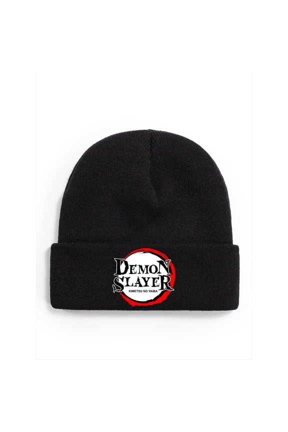 Anime Acrylic Knitted Hat​,Comic Cap,Demon Slayer Knitted Hat Beanie