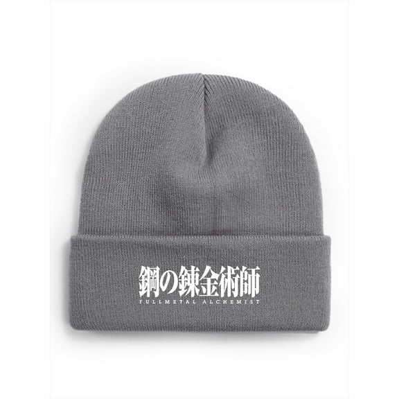 Anime Acrylic Knitted Hat​,Comic Cap,Fullmetal Alchemist Knitted Hat Beanie