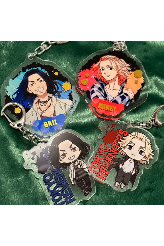 Anime Acrylic Tokyo Charm Keychains Merch (1 keychain)