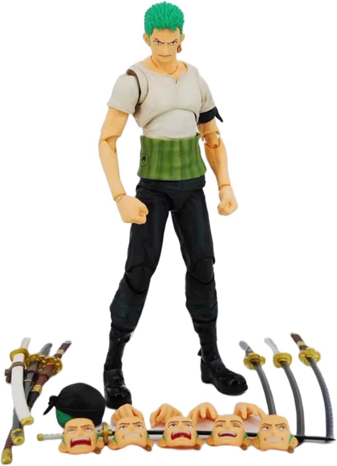 Anime Action Figure OnePiece Movable Joints Three Knife Flow Roronoa