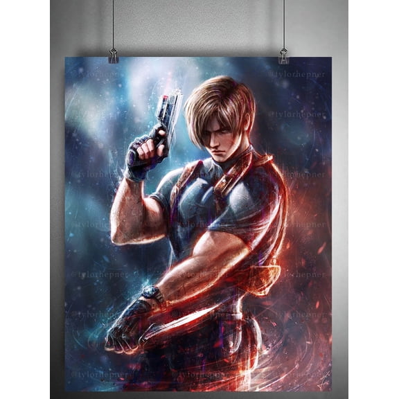 Anime Action Hero Tactical Fighter Character Gaming Room Poster Wall Art Decor 24x36 UNFRAMED