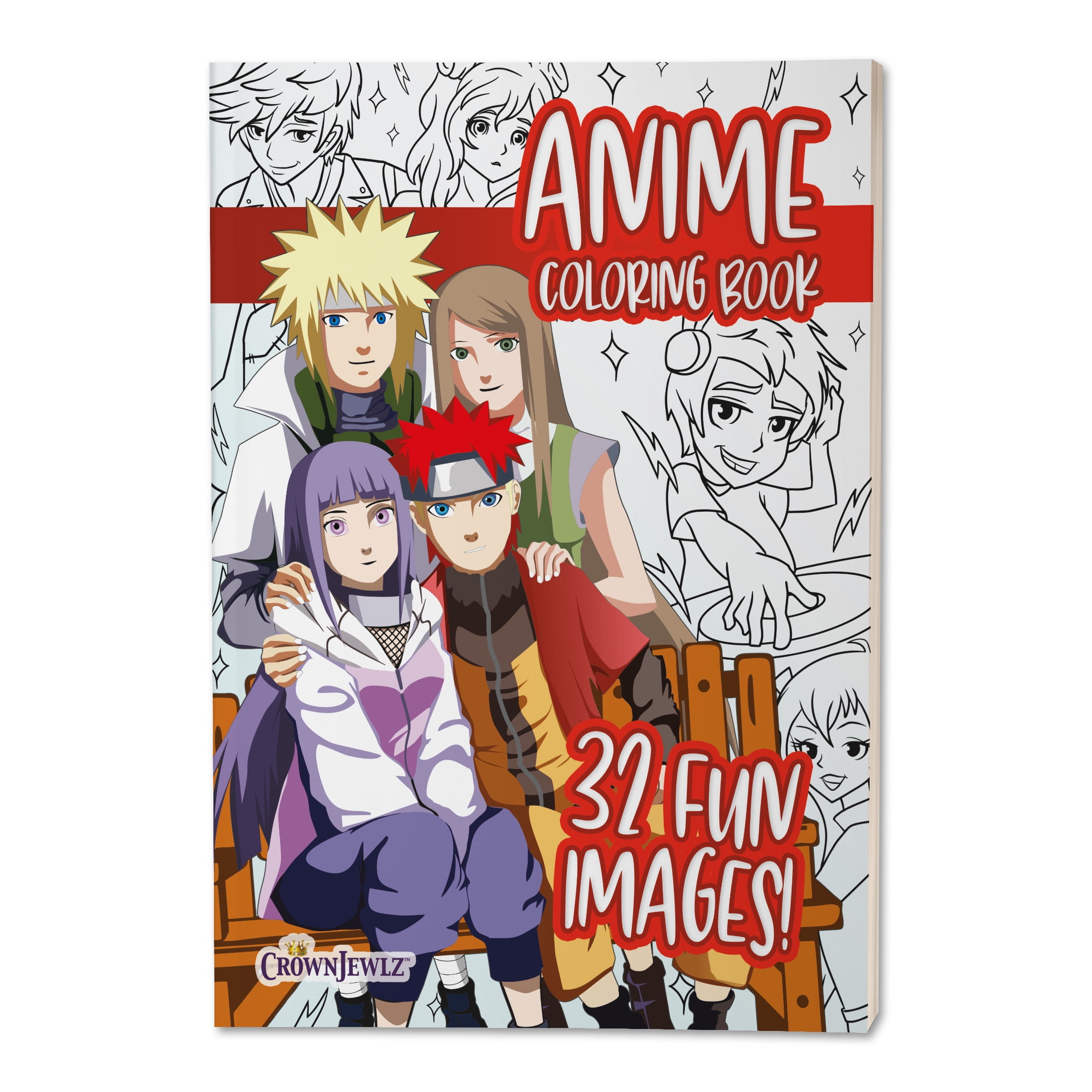 Anime coloring book I spyed at Dollar Tree : r/Naruto