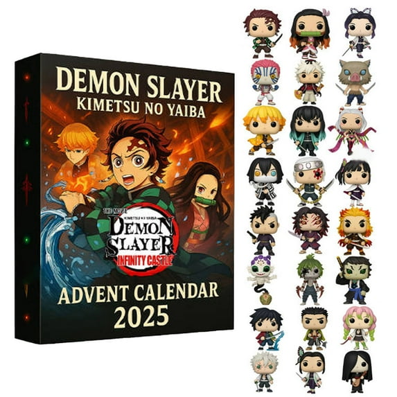 Anime Advent Calendar with 24 Mystery Surprise Collectible Figures for Fans and Kids Holiday Countdown to Christmas Themed Character Reveals Each Day for Festive Tradition and Collection Fun