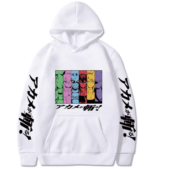 Anime Akame Ga Kill Hoodie Sweatshirt Women Men's Pullover Harajuku Streetwear Fashion Clothes