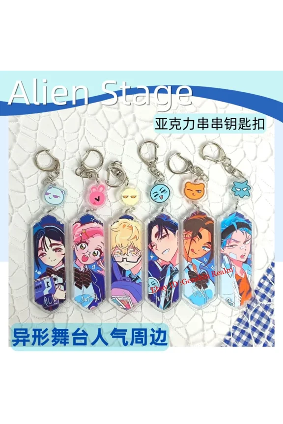 Anime Alien Stage Ivan/Till Acrylic Keychain Backpack Pendant Decor Gift