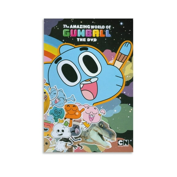 Anime The Amazing World of Gumball Poster Canvas Wall Art Prints Poster Gifts Photo Picture Painting Posters Room Decor Home Decorative 12x18inch(30x45cm)