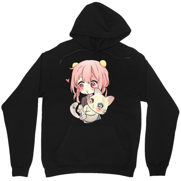 Anime And Cats Lover For Teen Manga Kawaii Graphic Otaku Funny Cute - Daily Wear Essential M5340 Unisex Hoodie, Up to Size 5XL