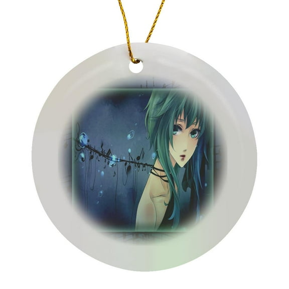 3drose, Anime and Notes, Circle Porcelain Ornament
