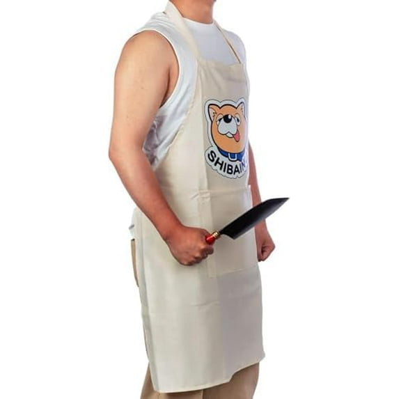 Anime Apron - Anime Cute Shiba Inu Printed Cooking Cosplay Costume$$Home Decor, Kitchen, & Other
