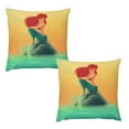 Anime Ariel Pillow Covers Cartoon Decorative Pillowcase for Home Living