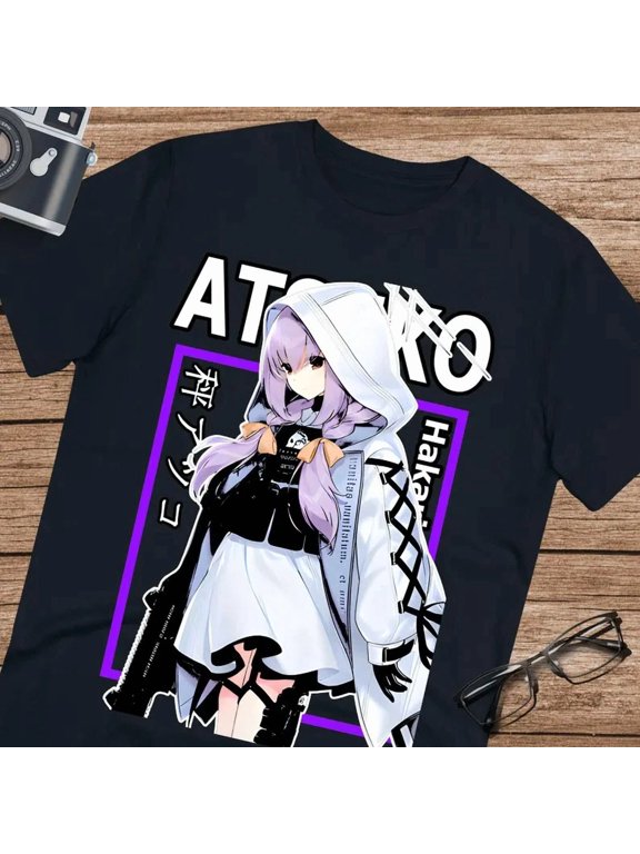 Anime Atsuko Hakari T Shirt Size S - 5Xl Black Size S - 5XL