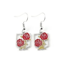 Anime Attack On Titan Drop Earring Attack Wings Trainee Survey Corps Pendant Earring Cерьги For Women Lady Cosplay Jewelry Gift