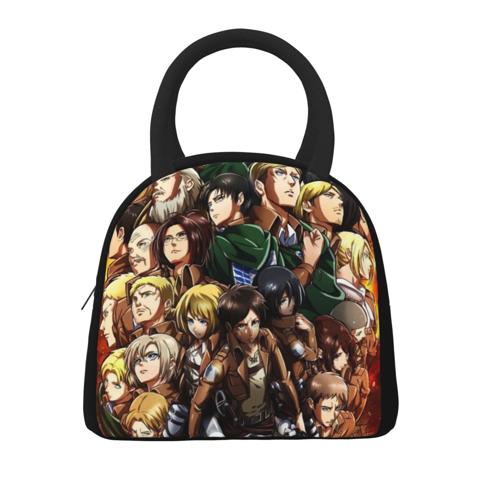 Anime Attack On Titan Large Capacity Hand Held Lunch Bag, Insulated ...