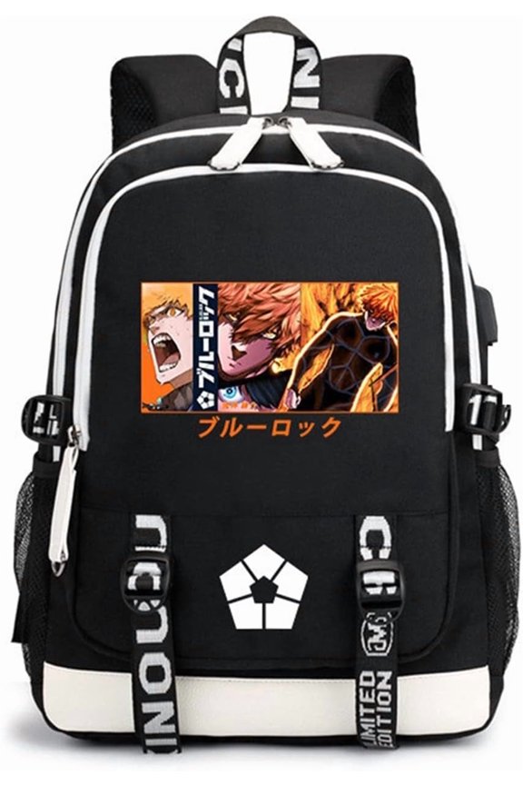 Anime BLUE LOCK Backpack Shoulder Bag Bookbag Daily Bag Daypack Satchel A4