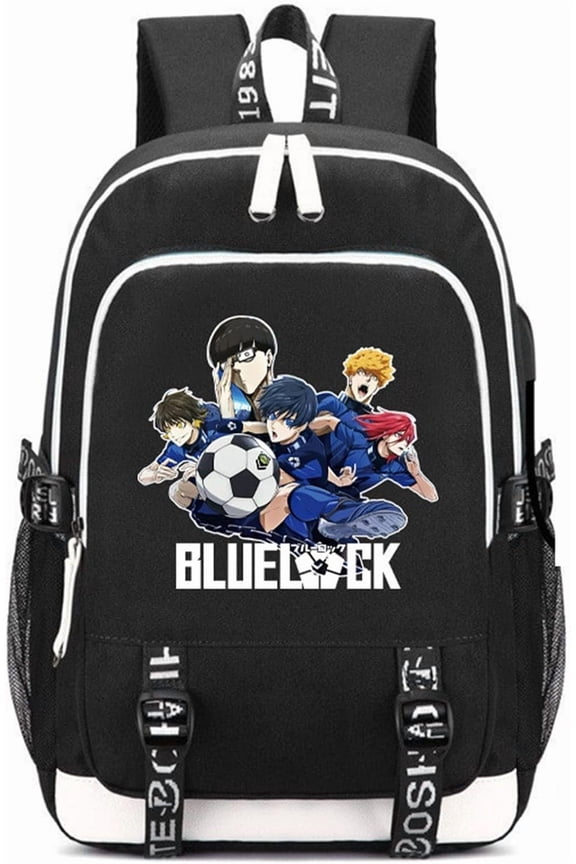 Anime BLUE LOCK Backpack Shoulder Bag Bookbag Daily Bag Daypack Satchel A4